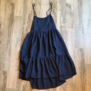Navy Midi-Dress